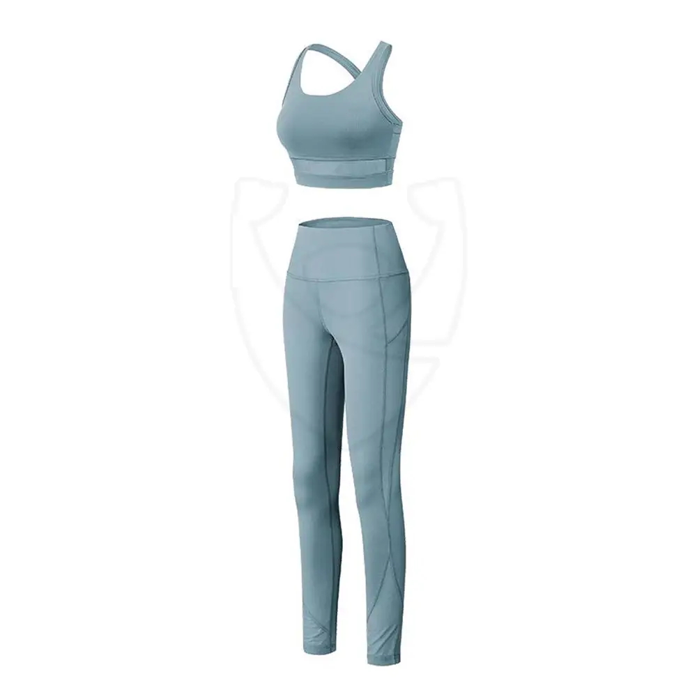 2023 High Quality Seamless Yoga Suit Set Workout Running 2 Piece Fitness Ware Yoga Set Women Best Yoga Suit Set