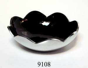 Decorative Black Enamel Aluminum Fruit Bowl antique aluminum Bowl for table decor Customized - Product Image 3