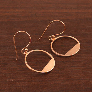 Pendiente de gota de metal chapado en oro rosa, diseño clásico, precio asequible, nuevo - Product Image 4