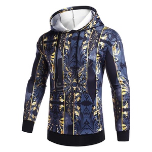 Fabricant pakistanais Sublimation Sweats à capuche décontractés Full Printed Top Level Polyester Drawstring High resolution Hoodie Designs - Product Image 3