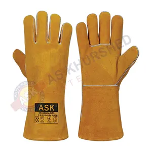 Extreme Heat Resistant Welding Gloves K Stitching BBQ Oven Welding Gloves Tig Mig Welder Gloves