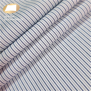 Tissu tissé, découpé aux UV, en polyester et spandex, à rayures imprimées, pour chemises décontractées, nouvelle collection 2020 - Product Image 2