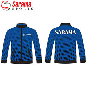 Coupe-vent personnalisé en polyester pour hommes, veste de sécurité au travail décontractée avec col en fourrure imprimée - Product Image 2