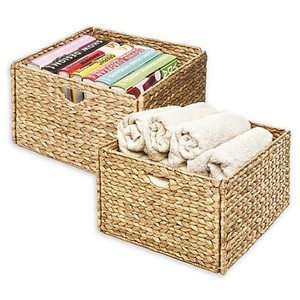 Wholesale Vietnamese Handwoven Collapsible Water Hyacinth Basket Foldable Water Hyacinth Basket <b>Cheap</b> Price - Product Image 5