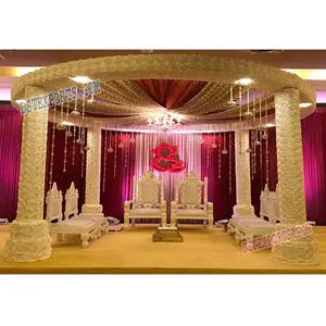 Bloemist Bruiloft Mandap Set Indische Mandap Decoratie Aziatische Bruiloft Fasen Decor