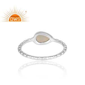 925 Sterling <b>Silver</b> Triangular Ethiopian Gemstone <b>Ring</b> Jewelry Manufacturer Handmade <b>Silver</b> Woman's <b>Rings</b> Jewelry Wholesale - Product Image 4