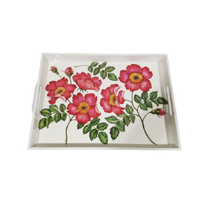 Plateau de service élégant et durable en laque, artisanat vietnamien, design moderne et antique, pour la maison, l'hôtel et le restaurant - Product Image 1