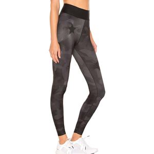 Legging de sport imprimé pour femme, taille mi-haute, longueur intégrale, effet ventre plat, pour le yoga, la course et l'entraînement, compression quadridirectionnelle - Product Image 2