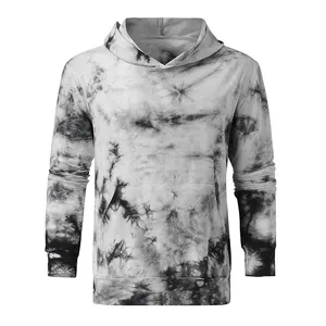 Winter Season Latest Design Long Sleeve Fashion Design Tie Dye Printed Hoodies For Men By KUMI ENTERPRISES