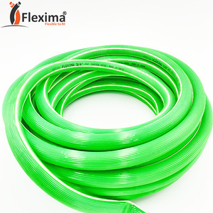 Tuyau d'arrosage de jardin flexible en PVC 100m, tubes souples de couleur orange, vert, jaune, rose, service d'extrusion, marque Flexima, 2mm - Product Image 2