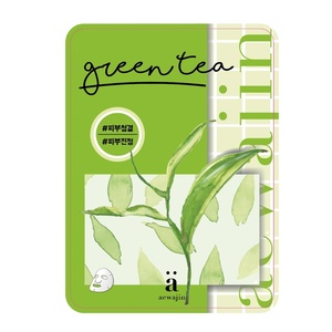 Aewajin Thé Vert Ultra Hydratant Essence masque masque feuille Kbeauty cosmétique Coréen fabriqué en corée - Product Image 1