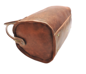 Petit sac à main en cuir véritable personnalisé élégant voyage de nuit week-end salle de sport sport sac à bagages cabine pour usage quotidien Designer - Product Image 3