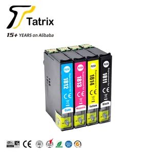 Tatrix cartucho de impressora, patent t18xl 18xl t1811 t1812 t1813 t1814 cor premium compatível epson XP-305 XP-402 XP-405