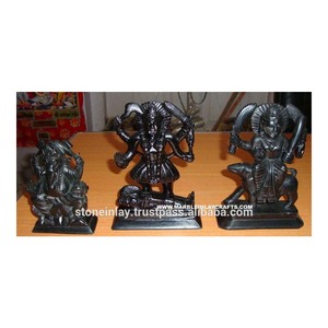 Noir Marbre Statues de Dieu - Product Image 1