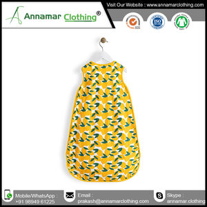 Sac de couchage pour bébé 100 coton biologique à prix abordable avec sac de couchage personnalisé pour bébé unisexe certifié Inde - Product Image 4