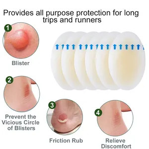 Dressing Wound BLUENJOY Hydrocolloid Relief Heel Blister Plaster For Footcare