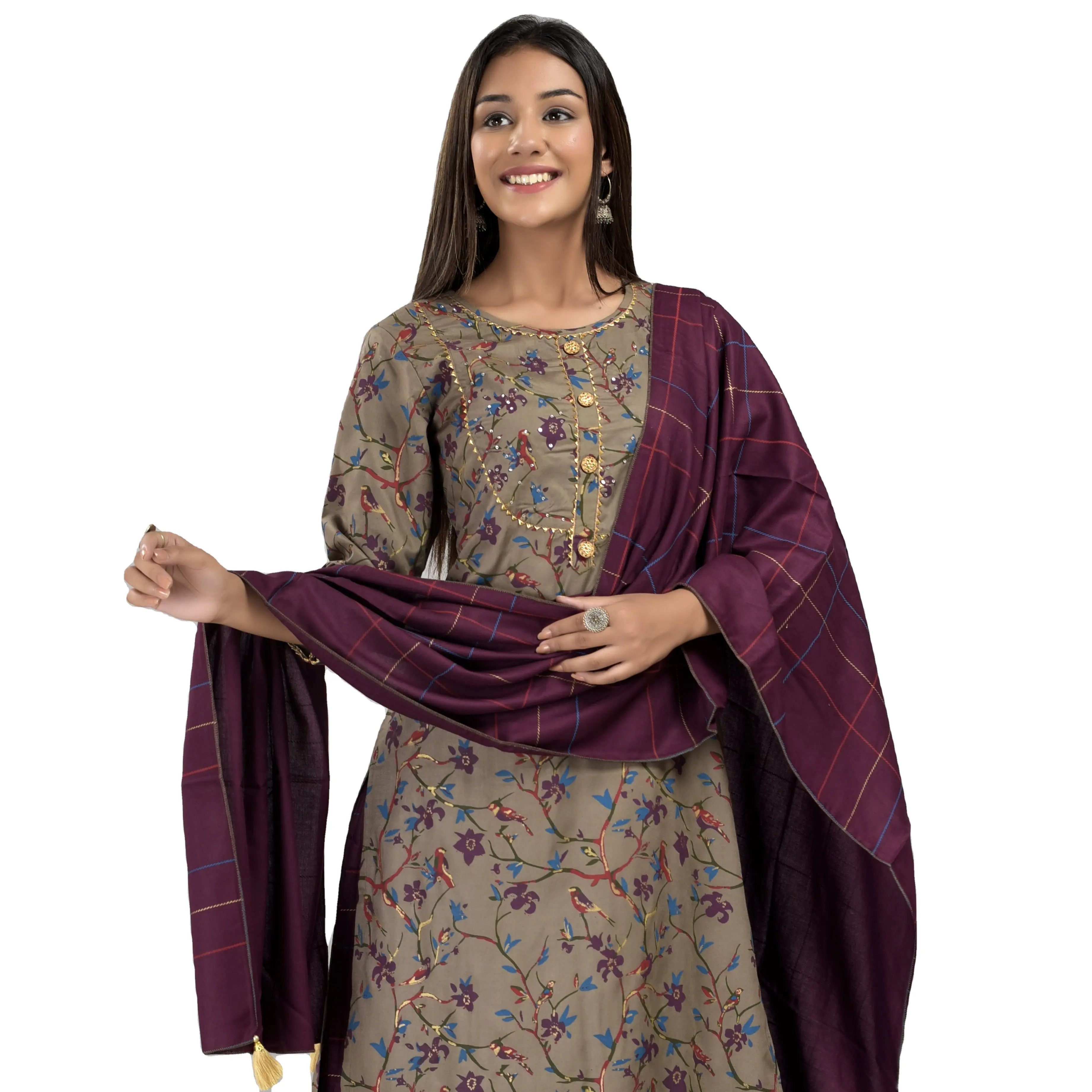 महिलाओं के गर्म और नवीनतम कुर्ता Palazzo सेट रेयान कपड़े 3/4 आस्तीन के लिए आकस्मिक शादी की पोशाक अवसर जातीय पाकिस्तानी सलवार सेट