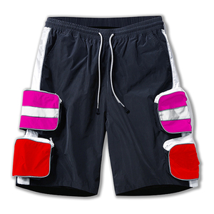 <b>Men</b> Outdoor <b>Lightweight</b> Casual Classic Drawstring Mid Waist Relaxed Fit Polyester/Cotton <b>Cargo</b> <b>Shorts</b> - Product Image 5