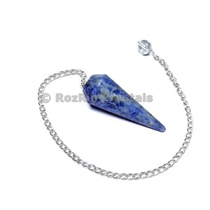 Sodalite 6 Facettes Pendules - Product Image 1