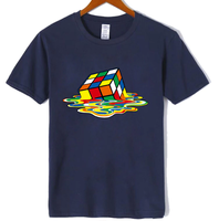 T-Shirt à manches courtes pour homme, haut en coton, à impression numérique, décontracté, à la mode, nouvelle collection 2021