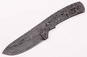 Cuchillos de forja de acero de Damasco personalizados, las últimas cuchillas de diseño industrial en blanco con soporte OEM para bricolaje - Product Image 2