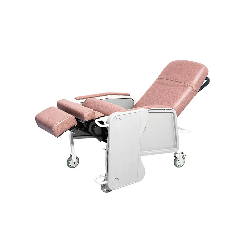Hospital Recliner Chair YA-DS-R01 Cheap Price Mobile Medical Hospital Grade Recliner Phlebotomy Chair With Wheels For Patient Room