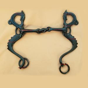 Caballo dragón bit color azul bit moda caballo serpiente bit - Product Image 1