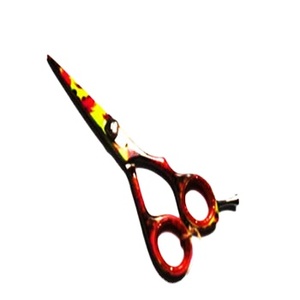 Professional <b>Left</b>-<b>Handed</b> 35 Tooth Thinning Shear Japanese Stainless Steel Salon Hairdresser <b>Scissors</b> Long Handle Plastic Handle - Product Image 1