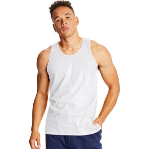 Camisetas sin mangas para hombre, ropa deportiva informal, 100% algodón, tela con logotipo personalizado impreso/bordado, producto barato de alta calidad, último 2022 - Product Image 6