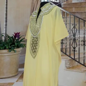 Wholesale EID two-piece muslim sets abaya Turkey hijab dress islamic clothing 2 piece set for women Moroccan Jilbabab