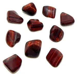 Beautiful Red Tiger Eye Tumble Stone Wholesaler : High Quality Gemstone Tumble Stone Supplier