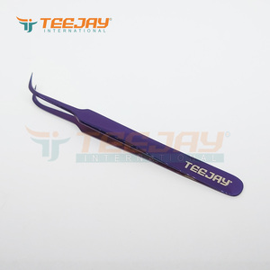 Ensemble de faux-cils, titane, violet, cravate professionnelle pour Extension de cils, outil de levage de cils, testé à la main, outils de beauté, 10 pièces - Product Image 3