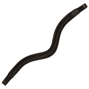 Robustes Leder-Pferde brauen band mit ausgefallenem, genähtem, quadratisch erhöhtem, gepolstertem Design Einzigartige Pferde produkte - Product Image 3