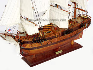 Modèle de bateau à voile en bois HMS / HM BARK ENDEAVOUR - Modèle artisanal - Product Image 4