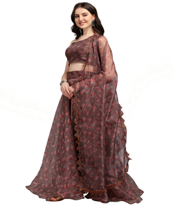Designer indien coloré brodé travail manuel Lehenga Choli avec dupatta Vente en gros prix le plus bas du marché textile ethnique - Product Image 1