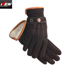 Guantes ecuestres personalizados modelo OEM servicio cuero genuino personalizado equitación características carreras protección - Product Image 1