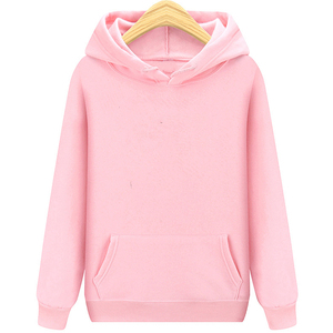 Winter Season Hot Sale New Long Sleeve Oversized Ladies Short Hoodie Fashion Simple Crop Top Hoodie as per Customer requirement - Product Image 1