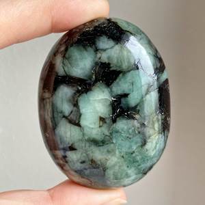 สบู่หินปาล์มทำมือคุณภาพสูง หินคริสตัลมรกตธรรมชาติ หินอาเกต คุณภาพพรีเมียม สำหรับบำบัดรักษาและเป็นเครื่องรางนำโชค - Product Image 3