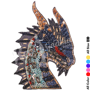Fabriclore lance une collection d'embellissements complexes comprenant des lacets, des boutons et des patchs à coudre. Choisissez parmi des patchs à paillettes, des patchs en zari - Product Image 2