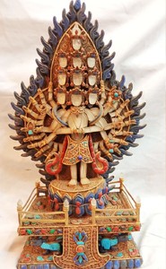 Statue Cristal Sahasrabhuja Avalokeshowe - Product Image 2