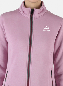 Sudadera con capucha personalizada para mujer, de algodón y poliéster, ropa para Parte Superior Femenina, color púrpura, con Logo personalizado, fabricada por camuflaje Impex, 2022 - Product Image 3