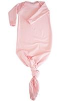 Süper Yumuşak Rayon Organik Pamuk Esnek Unisex Bebek Kundak Elbisesi Düğümlü Kapatma Özelleştirilebilir Renkler Logo Her Mevsim Bebek