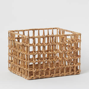 ตะกร้าใส่ผักตบชวาสไตล์บิดได้,ตะกร้าเก็บของสำหรับห้องนอนห้องน้ำ - Product Image 1