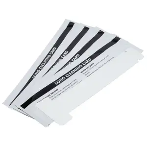 सफाई किट के लिए ज़ेबरा कार्ड प्रिंटर P120i टी-आकार लंबी सफाई कार्ड/रखरखाव
