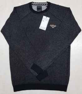 เสื้อสเวตเตอร์แขนยาวผู้ชายแบรนด์หรู คอลเลคชั่นสต็อก ผ้าฝ้าย 100% คอกลม ย้อมสีตัวเสื้อ มีซับใน สไตล์ลำลอง - Product Image 5