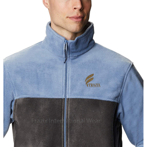 Vente en gros Logo personnalisé Veste polaire d'hiver réversible pour hommes Design double face - Product Image 4