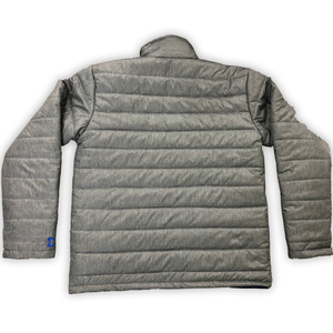 Veste bomber d'hiver de haute qualité à prix abordable, en toile enduite, avec broderie formelle et logo sur le devant - Product Image 3