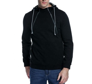 Jersey de lana de algodón a la moda de invierno para hombre, sudaderas con capucha de alta calidad, colores diferentes, dos cremalleras frontales, jerséis de nuevo estilo - Product Image 2