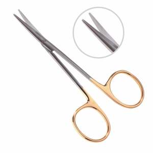 Strabismus <b>Scissors</b> Onyx <b>Scissors</b> 4.5'' (11.5cm) Straight or <b>Curved</b> - Product Image 1