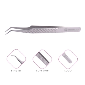 สแตนเลสขนตาส่วนขนแปรงที่มีการออกแบบตัดฐาน,ปริมาณขนตาแหนบ 10 มม.75 องศาฉลากส่วนตัวแหนบ - Product Image 1